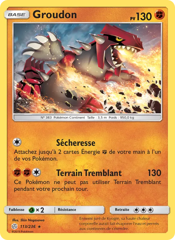 113/236 - Groudon