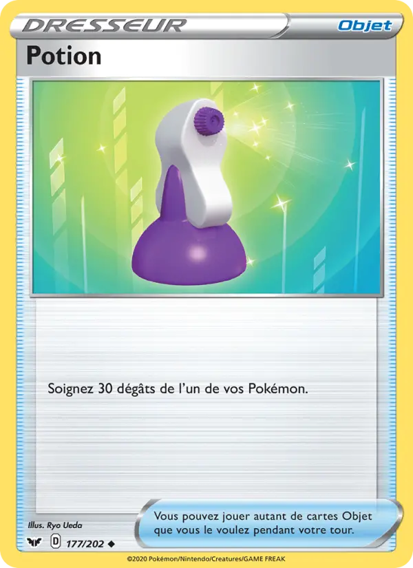 177/202 - Potion – Épée et Bouclier (Carte Pokémon FR à petit prix, à l’unité sur Lorenzone.fr)