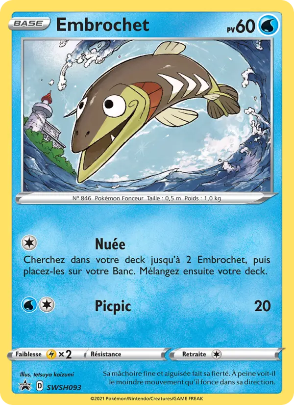SWSH093/107 - Embrochet – Promo SWSH (Carte Pokémon FR à petit prix, à l’unité sur Lorenzone.fr)