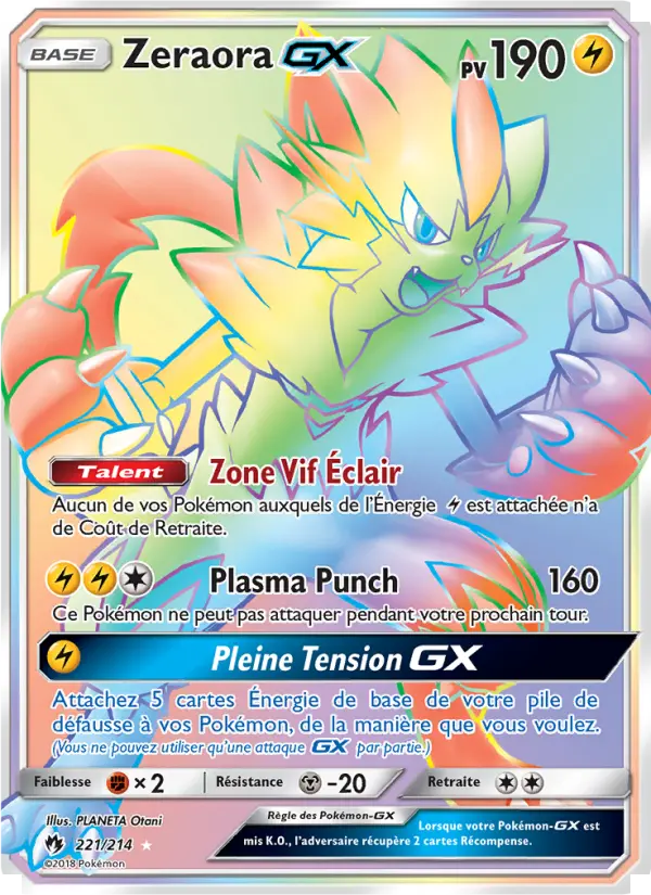 221/214 - Zeraora GX