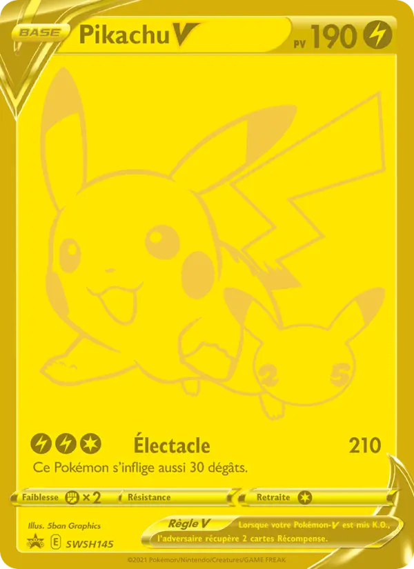 SWSH145/107 - Pikachu V – Promo SWSH (Carte Pokémon FR à petit prix, à l’unité sur Lorenzone.fr)