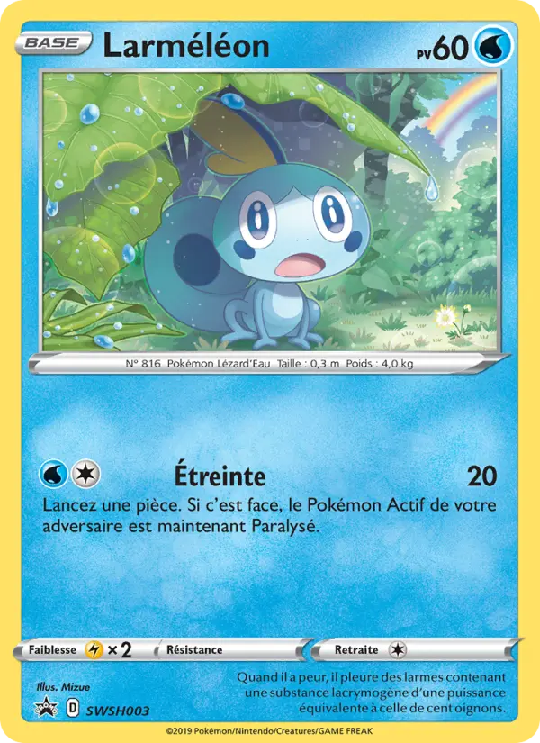 SWSH003/107 - Larméléon – Promo SWSH (Carte Pokémon FR à petit prix, à l’unité sur Lorenzone.fr)