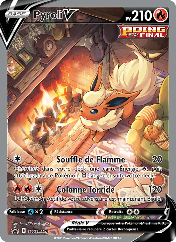 SWSH179/107 - Pyroli V – Promo SWSH (Carte Pokémon FR à petit prix, à l’unité sur Lorenzone.fr)