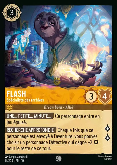 014/204 - Flash, Spécialiste des archives