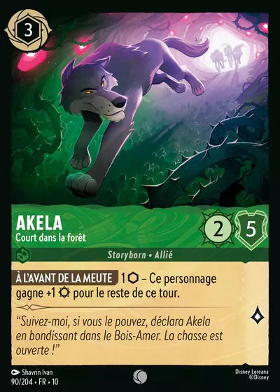 090/204 - Akela, Court dans la forêt