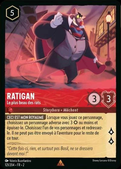 121/204 - Ratigan, Le plus beau des rats