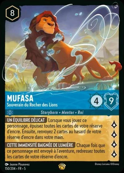 150/204 - Mufasa, Souverain du Rocher des Lions