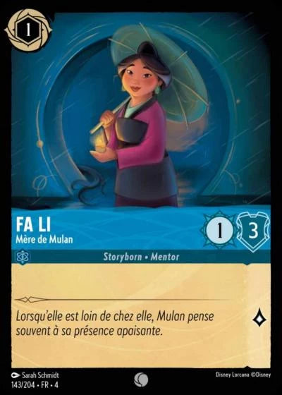 143/204 - Fa Li, Mère de Mulan