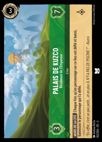 102/204 - Palais de Kuzco, Résidence de l'Empereur