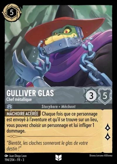 194/204 - Gulliver Glas, Chef métallique