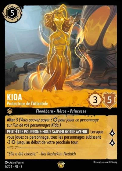 007/204 - Kida, Protectrice de l'Atlantide
