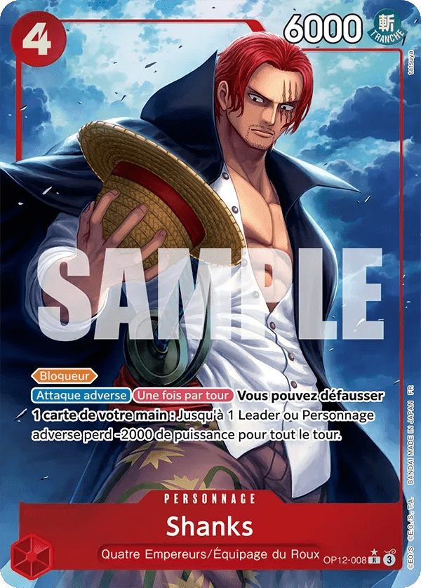 OP12 - 008 - Shanks V2 - FR - LorenZone - Pokémon