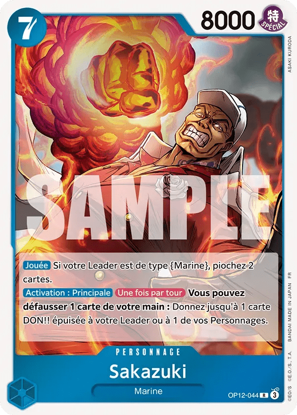 OP12 - 044 - Sakazuki - FR - LorenZone - Pokémon