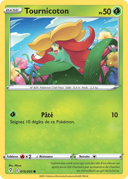 Carte Pokémon Tournicoton 015/203 EVS Évolution Céleste EB07 Neuf FR LorenZone