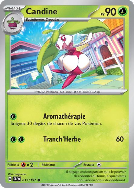 Carte Pokémon Candine 017/197 Flammes Obsidiennes OBF EV03 Neuf FR LorenZone
