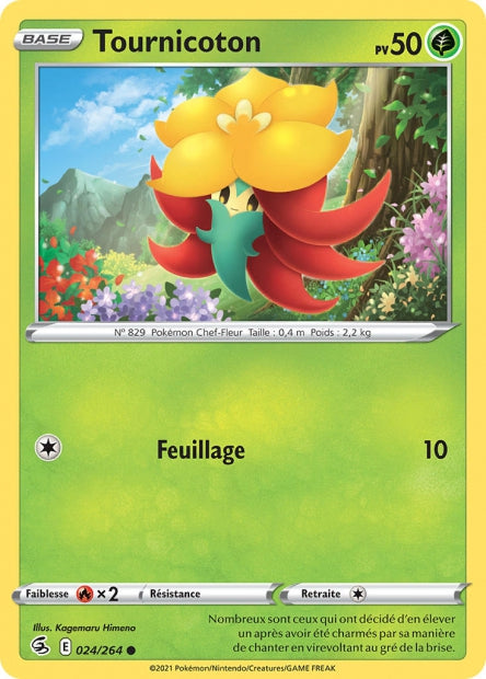 Carte Pokémon Tournicoton 024/264 FST Poing de Fusion EB08 Neuf FR LorenZone