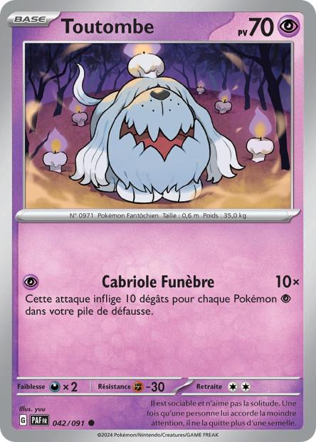 Carte Pokémon Toutombe 042/091 Destinees de Palea PAF EV4_5 Neuf FR LorenZone