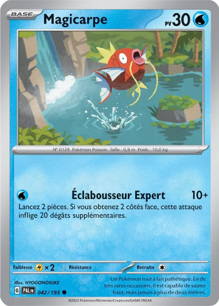 Carte Pokémon Magicarpe 042/193 PAL Evolution a Paldea EV02 Neuf FR LorenZone