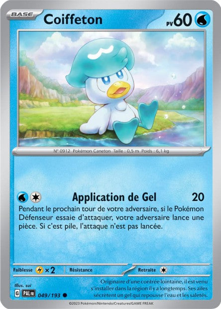 Carte Pokémon Coiffeton 049/193 PAL Evolution a Paldea EV02 Neuf FR LorenZone