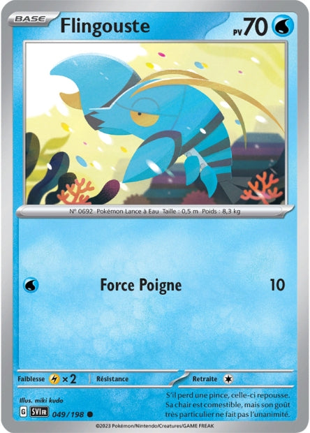 Carte Pokémon Flingouste 049/198 SV1 Ecarlate et Violet EV01 Neuf FR LorenZone