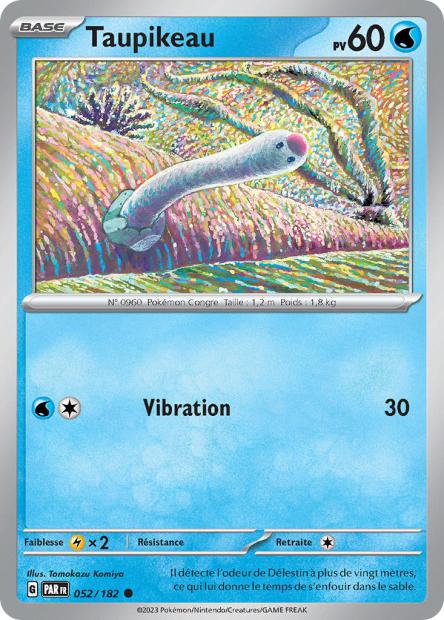 Carte Pokémon Taupikeau 052/182 PAR Faille Paradoxe EV04 Neuf FR LorenZone