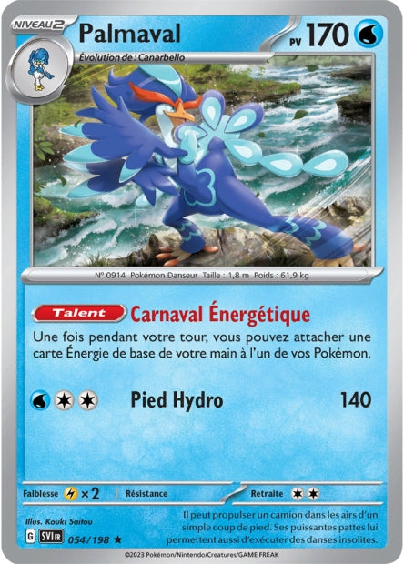 Carte Pokémon Palmaval 054/198 SV1 Ecarlate et Violet EV01 Neuf FR LorenZone