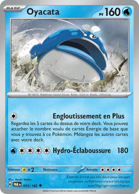 Carte Pokémon Oyacata 055/182 PAR Faille Paradoxe EV04 Neuf FR LorenZone