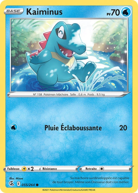 Carte Pokémon Kaiminus 055/264 FST Poing de Fusion EB08 Neuf FR LorenZone