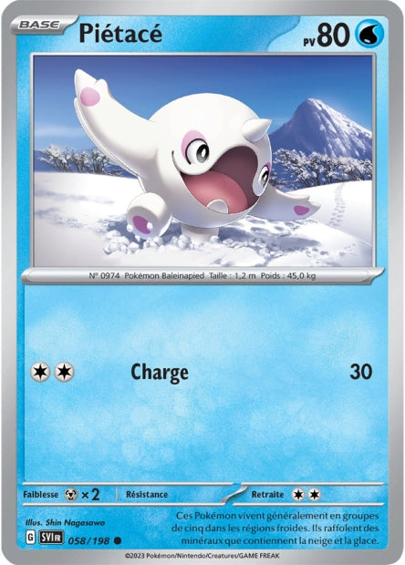 Carte Pokémon Piétacé 058/198 SV1 Ecarlate et Violet EV01 Neuf FR LorenZone