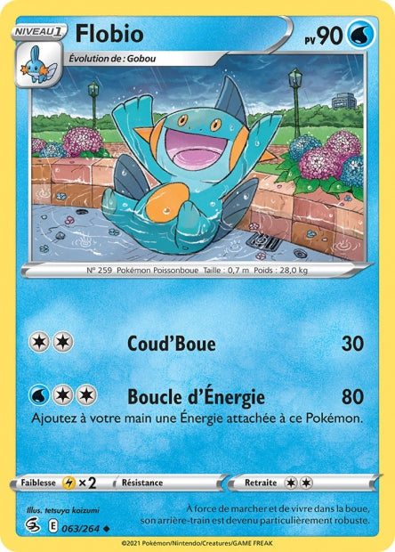Carte Pokémon Flobio 063/264 FST Poing de Fusion EB08 Neuf FR LorenZone