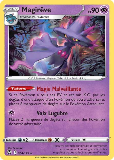 Carte Pokémon Magirêve 064/195 SIT Tempete Argentee EB12 Neuf FR LorenZone