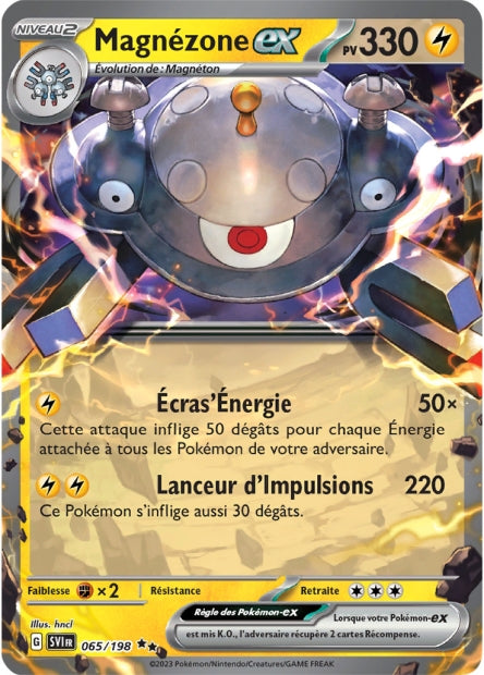 Carte Pokémon Magnézone EX 065/198 SV1 Ecarlate et Violet EV01 Neuf FR LorenZone
