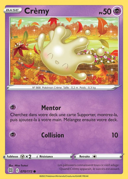 Carte Pokémon Crèmy 070/172 BRS Stars Étincelantes EB09 Neuf FR LorenZone