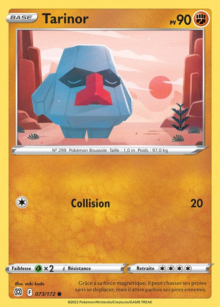 Carte Pokémon Tarinor 073/172 BRS Stars Étincelantes EB09 Neuf FR LorenZone