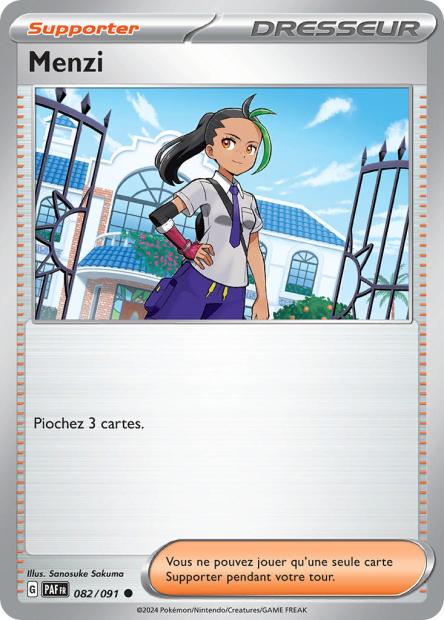 Carte Pokémon Menzi 082/091 Destinees de Palea PAF EV4_5 Neuf FR LorenZone