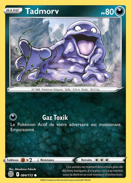 Carte Pokémon Tadmorv 084/172 BRS Stars Étincelantes EB09 Neuf FR LorenZone