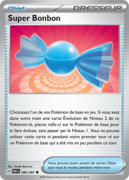 Carte Pokémon Super Bonbon 089/091 Destinees de Palea PAF EV4_5 Neuf FR LorenZone