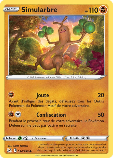 Carte Pokémon Simulabre 094/196 LOR Origine Perdue EB11 Neuf FR LorenZone