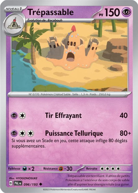 Carte Pokémon Trépassable 096/193 PAL Evolution a Paldea EV02 Neuf FR LorenZone