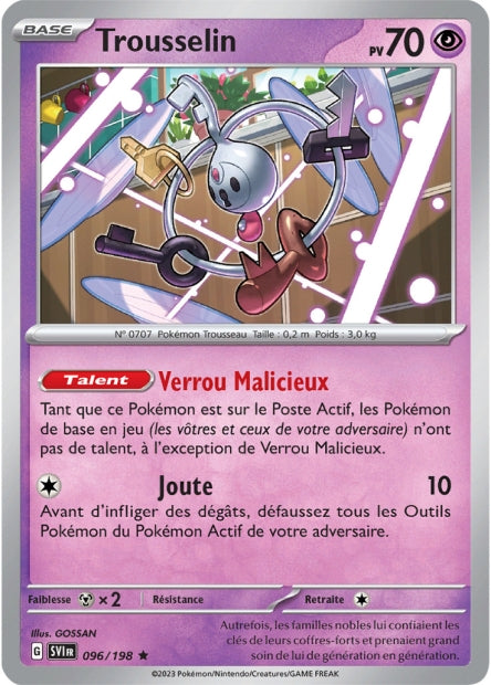 Carte Pokémon Trousselin 096/198 SV1 Ecarlate et Violet EV01 Neuf FR LorenZone