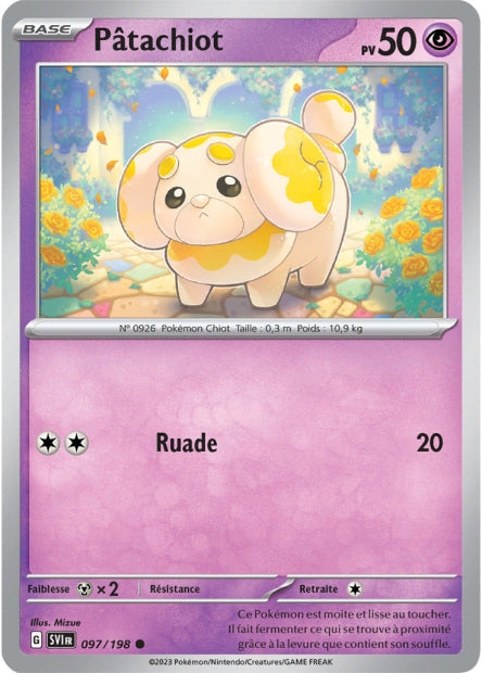 Carte Pokémon Pâtachiot 097/198 SV1 Ecarlate et Violet EV01 Neuf FR LorenZone