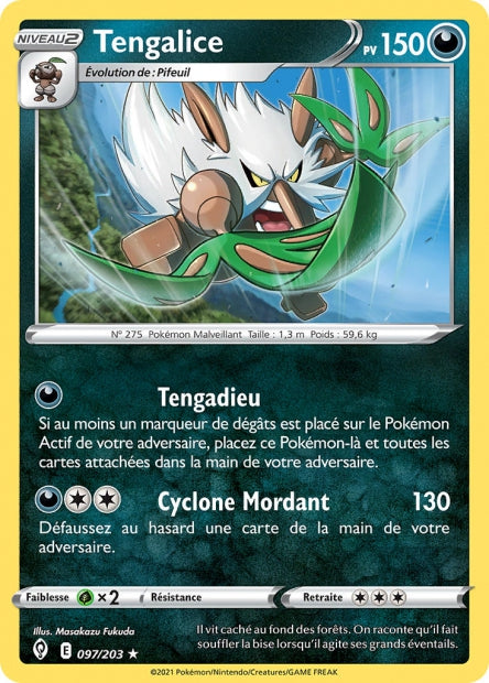 Carte Pokémon Tengalice 097/203 EVS Évolution Céleste EB07 Neuf FR LorenZone
