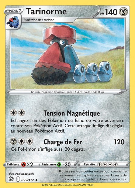 Carte Pokémon Tarinorme 099/172 BRS Stars Étincelantes EB09 Neuf FR LorenZone