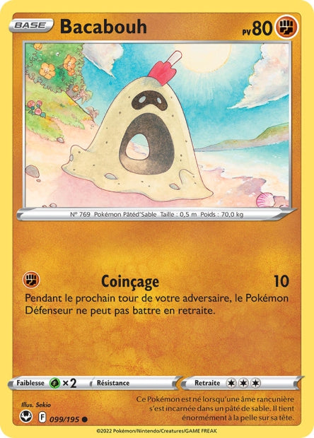Carte Pokémon Bacabouh 099/195 SIT Tempete Argentee EB12 Neuf FR LorenZone