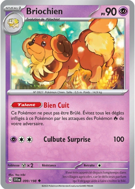 Carte Pokémon Briochien 099/198 SV1 Ecarlate et Violet EV01 Neuf FR LorenZone