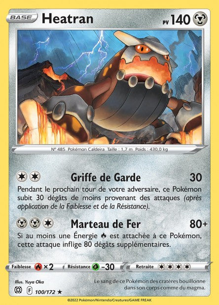 Carte Pokémon Heatran 100/172 BRS EB09 LorenZone