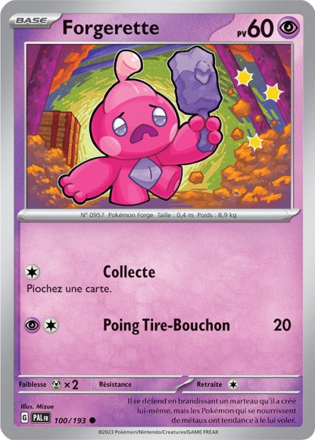 Carte Pokémon Forgerette 100/193 PAL EV02 LorenZone