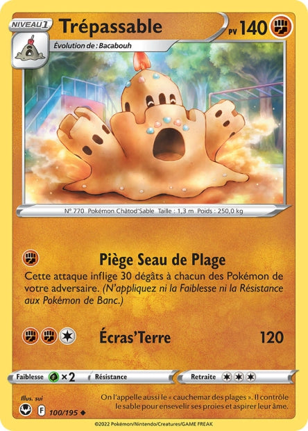 Carte Pokémon Trépassable 100/195 SIT Tempete Argentee EB12 Neuf FR LorenZone