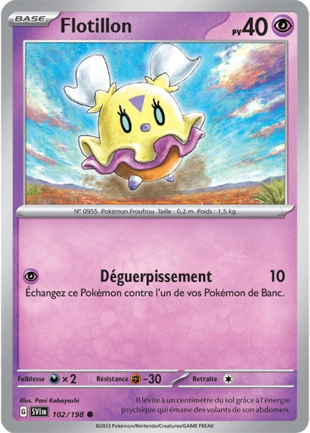 Carte Pokémon Flotillon 102/198 SV1 EV01 LorenZone