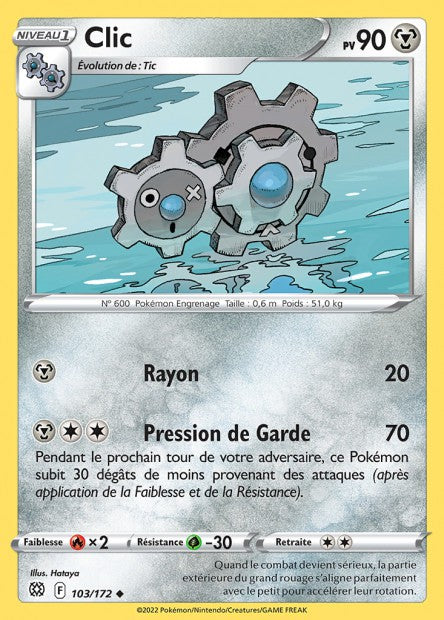 Carte Pokémon Clic 103/172 BRS EB09 LorenZone